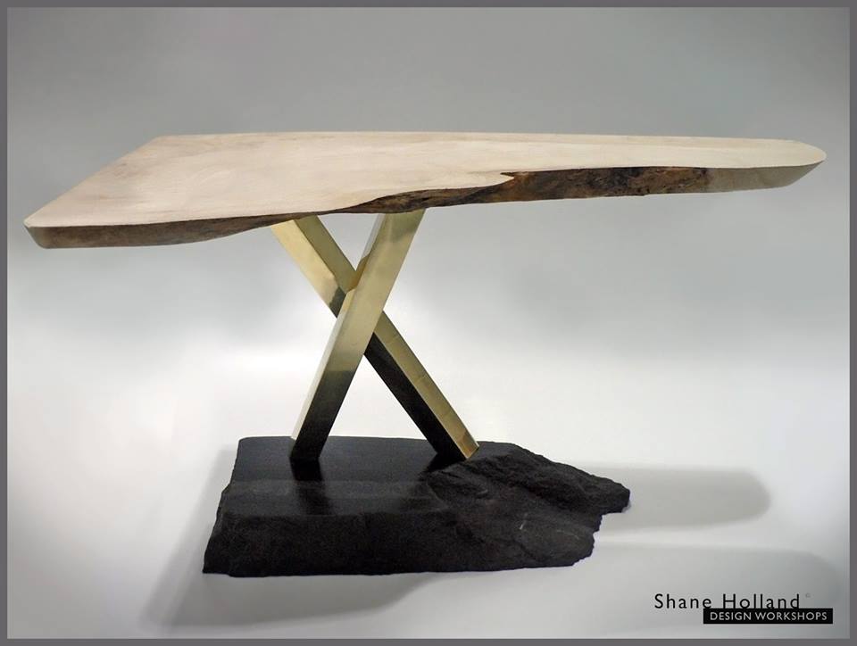 ShaneHollandDW's tweet photo. Last day! See @PortfolioSol at @SolomonFineArt gallery. Our Valencia table is on sale, in a range of ltd editions. https://t.co/s0EYAlcxJW