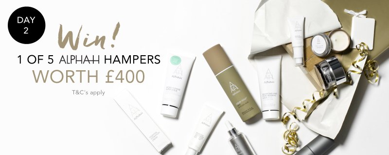 beautybay's tweet photo. #12DaysofGiveways continues-  with 2 days to go, #win 1 of 5 @AlphaHQ hampers worth £400! FOLLOW and RT to enter! https://t.co/URDOoUdaq3