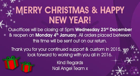 TheNailAngel's tweet image. Merry Christmas &amp;amp; Happy New Year!