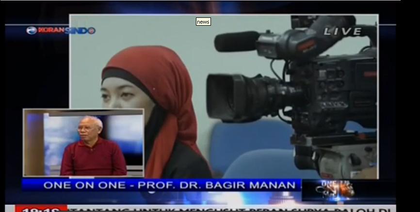 MNCNewsChannel's tweet image. Obrolan seru bersama Bagir Manan di #1one1 live streaming now okezone.tv @MNCNewsChannel @MNCkoranSINDO