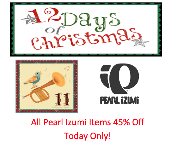 DKTriStore's tweet image. Save BIG on Pearl Izumi on the 11th Day of Christmas Sale!  #dktristore