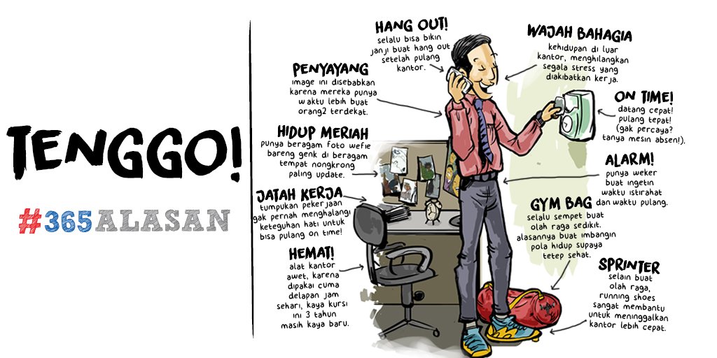 KuntoAjiW's tweet photo. Hahaha buat yg pulang tenggo cek image ini deh. Jangan lupa abis itu ikutan #365Alasan :D https://t.co/cOj8Ut4llZ https://t.co/qWng9al2eL