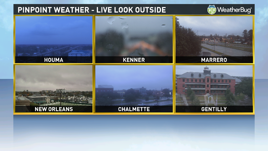 Wet, soggy conditions all over this morning. We'll see a break in the rain now, with more around for the afternoon