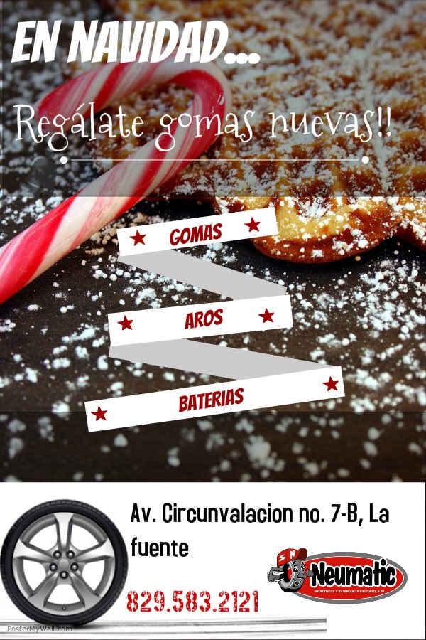 neumaticrd's tweet photo. Regálate Gomas nuevas🎄🎅🏼 https://t.co/Yi3QNJt20P