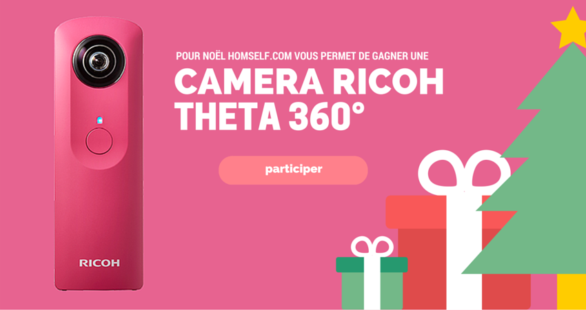 Participez à notre #jeuconcours de #Noel hebdo.homself.com/concours/ Une caméra Ricoh  360° à gagner !