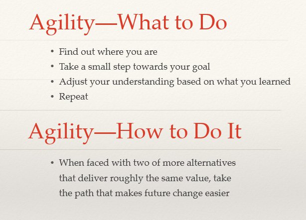sebastiansebald's tweet photo. Best definition of "agile" I have seen by @pragdave https://t.co/xLCDDeGnS5