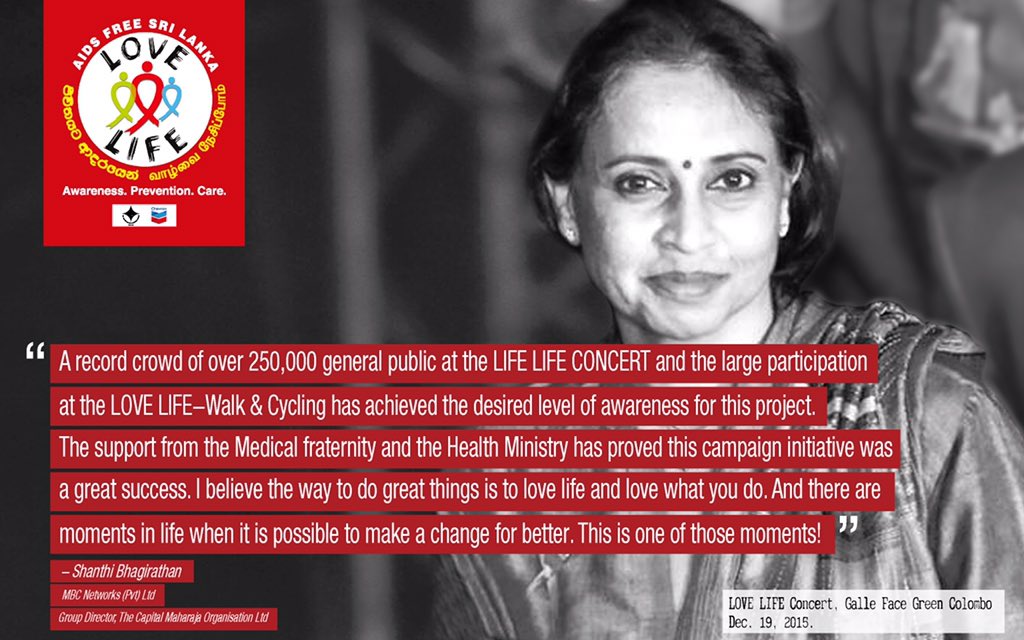 #LoveLifeSriLanka The biggest ever and the most impactful campaign in Sri Lanka!