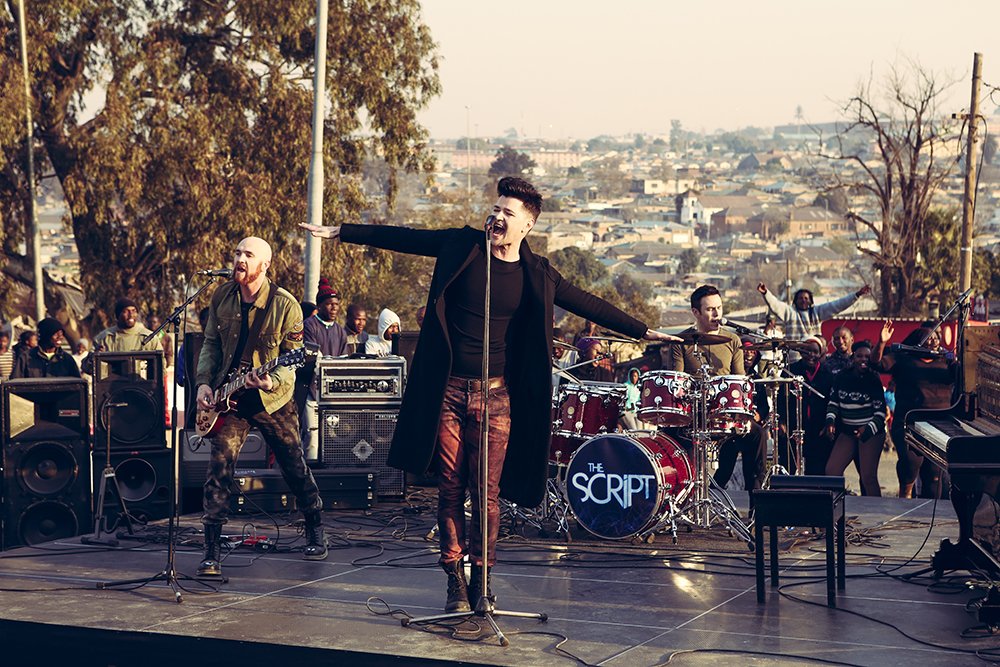 thescript's tweet photo. Well done @ImWithTheScript you've worked really hard #TheScriptFamily #ScriptChristmasVid you've won my Jeans D https://t.co/iwnzj6Fhhx