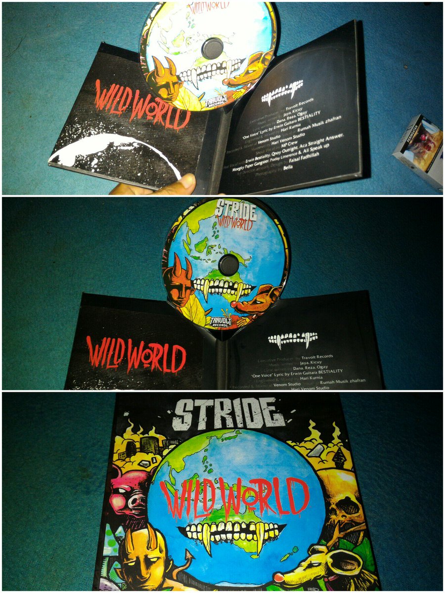 INDONESIANxHC's tweet photo. Digipack album @StrideHardcore "Wild World" yang Hellyeah! �� https://t.co/BsA1BVbuSr