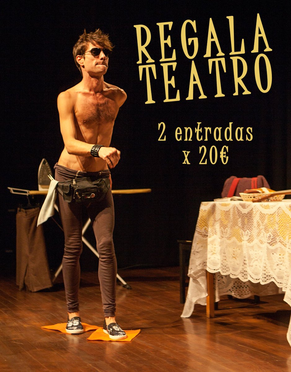 ElSepelio's tweet photo. REGALA TEATRO
2 entradas x 20€ 
RT y escribe a elsepelio.madrid@gmail.com @heiditulh @AnabelAlonso_of @LuLaIambrich https://t.co/ApFCPe6Nrw