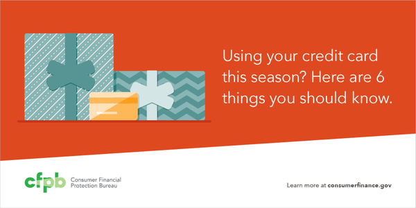care4yourfuture's tweet photo. Six Tips If You Are Going To Use Your Credit Card During This Season: https://t.co/qhsuOTQRJp via @CFPB #creditcards https://t.co/00AG9bGsuV