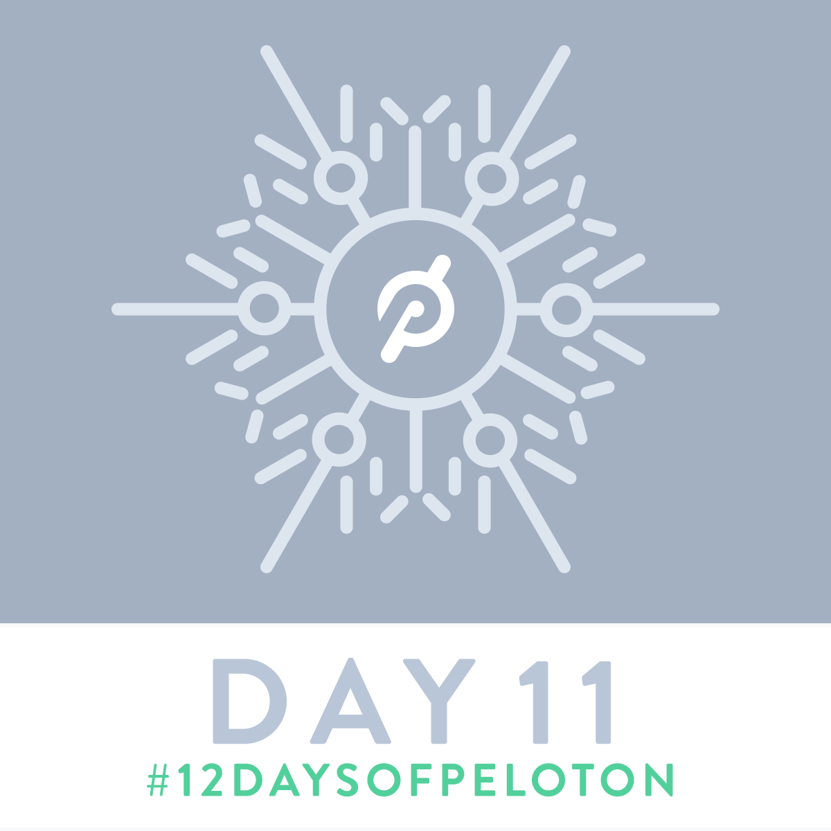onepeloton's tweet photo. Day 11 of #12daysofPeloton: Reach 11 miles or more on your ride and show off your mileage here! https://t.co/iR7EEVzmKA