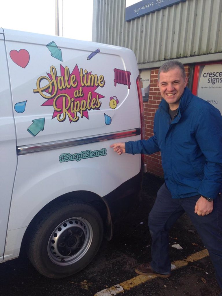 Looks like Richard of Ripples Newbury really is getting ready for the Sale #snapitshareit for a chance to win