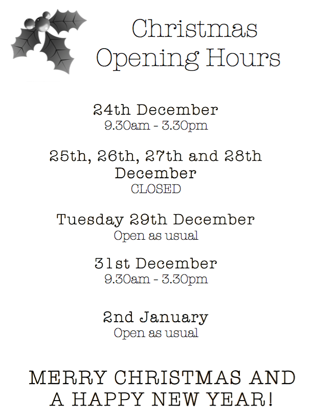 KnitandSewShop's tweet photo. Christmas opening hours... https://t.co/aQ3RWpATG5