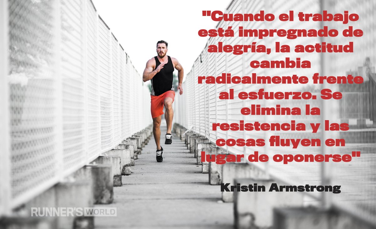 runners_es's tweet photo. "Cuando el trabajo está impregnado de alegría, la actitud cambia radicalmente frente al esfuerzo": filosofía runner. https://t.co/ZgO3Bi2oFj
