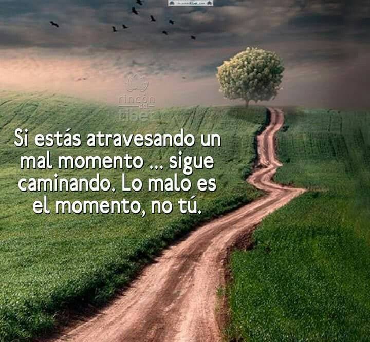 si estas atravesando un mal momento sigue..