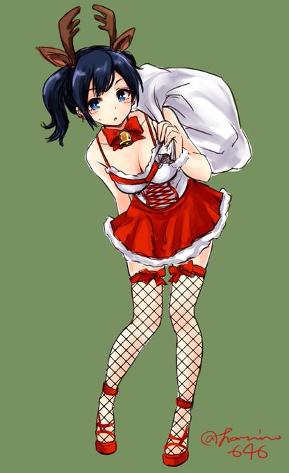 蒼龍サンタ
#艦これ版深夜の真剣お絵描き60分一本勝負
#艦これ版真剣お絵描き60分一本勝負_20151223 