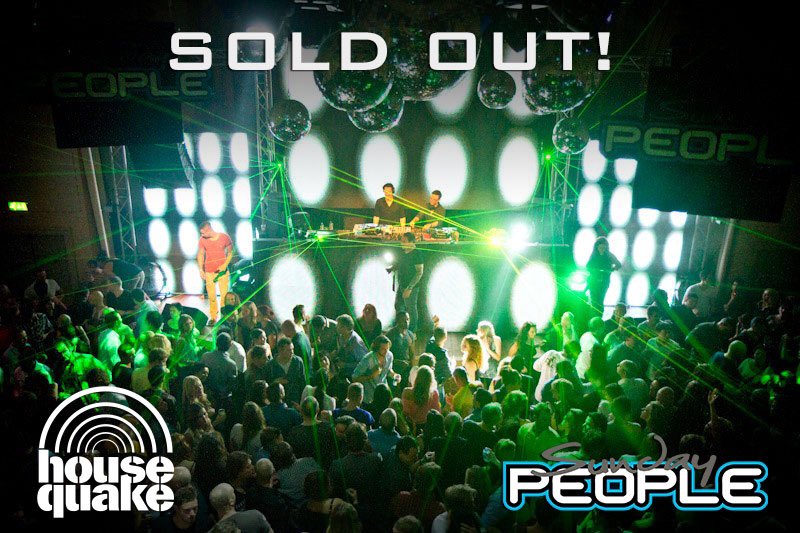 For the 4th year in a row, our Housequake performance @ SundayPeople is #SOLDOUT! #ThankYou facebook.com/events/6691248…