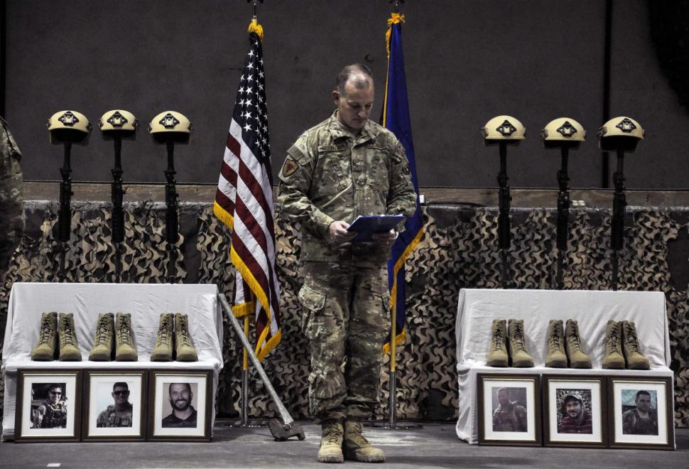 NYDailyNews's tweet photo. Remains of hero NYPD cop Joseph Lemm, killed by suicide bomb in Afghanistan, returns to U.S. https://t.co/ooMg4jl4Am https://t.co/lpxOb11JDy