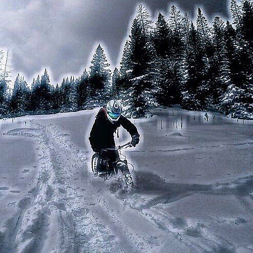 weBikepacking's tweet photo. dbclimb / Enjoying the powder with my 2 #bikeboards #teambikeboards #snowismydirt #letusonthelifts #helimounts @se7… https://t.co/O80FBkwnqI