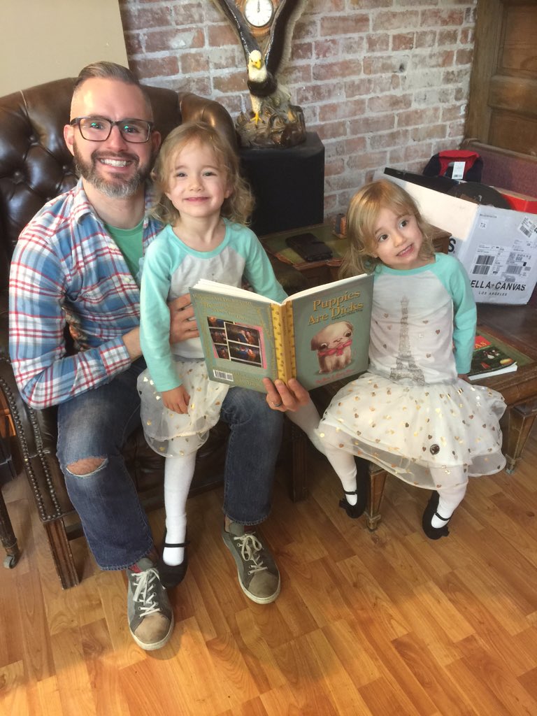 2 out of 3 people agree that Puppies Are Dicks is a solid read! #puppiesaredicks #oldfamiliarbarbershop