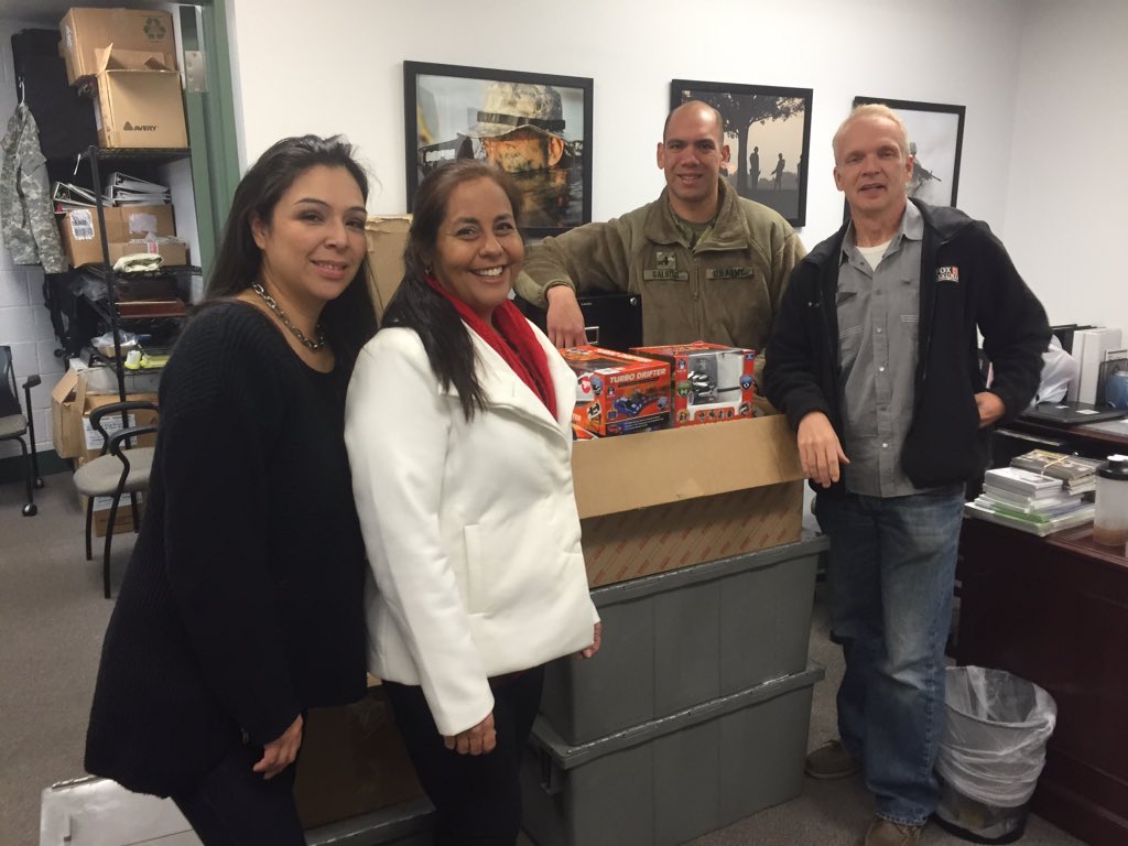 ShineFoundation's tweet photo. Toy delivery for National Guard families! https://t.co/ilWN4LZMxn