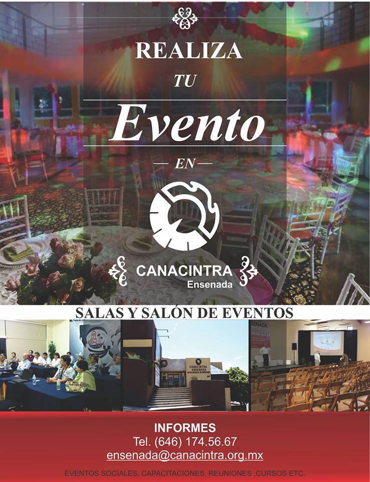 ElijoLocal's tweet photo. Organiza tu evento con nosotros, información al correo info@canacintraens.org #FelicesFiestas #PorquequieroaEnsenada https://t.co/AoYO98qQn3