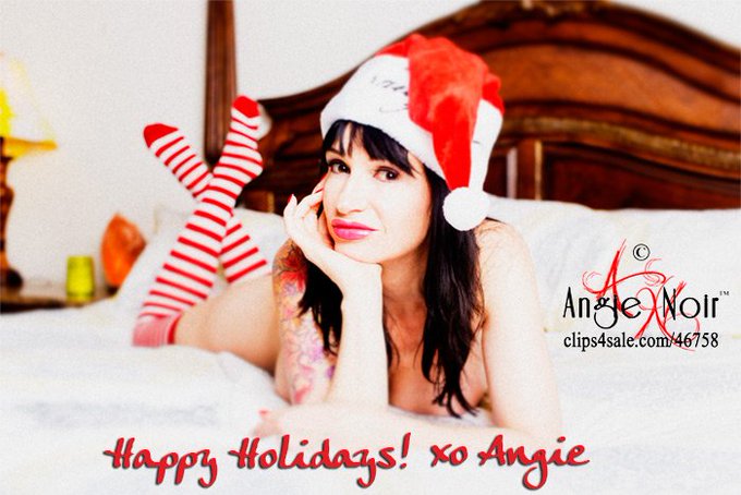 Happy #Naughty #Taboo #MILF Holidays!  Please have a wonderful and SAFE end of the year! XO @AngieNoir<a href="/tag/naughty"class="tags">#Naughty</a><a href="/tag/taboo"class="tags">#Taboo</a><a href="/tag/milf"class="tags">#MILF</a>