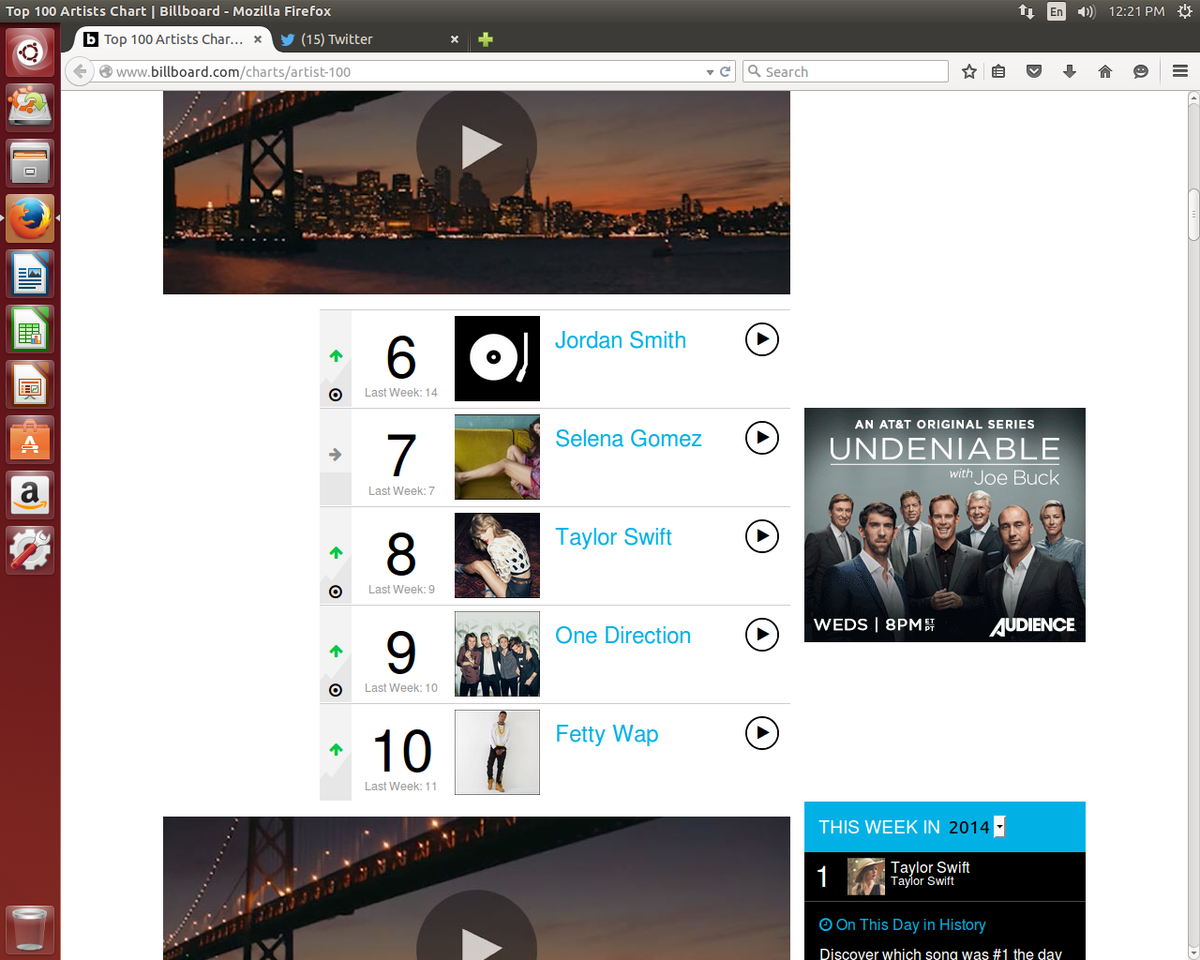 poetryinbloom97's tweet photo. hey look whos number 6 on the @billboard #Top100ArtistsChart!!! 
wow @JordanSmithLive https://t.co/w0LPQedMNN https://t.co/e5s9S4RYuW