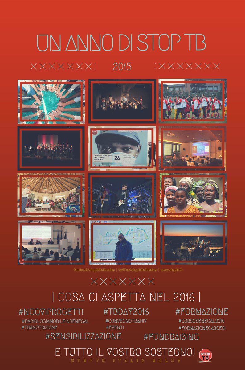 StopTbItalia's tweet photo. Un anno di Stop TB Italia Onlus! https://t.co/yWebGIA8hM https://t.co/klk8woPEFQ