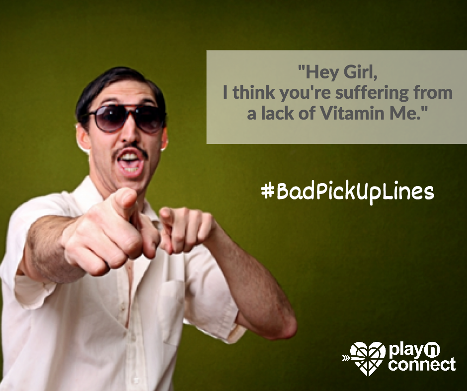 PlayNConnect's tweet photo. Tired of talking to this guy? Try making real connections without awkward intros on #PlayNConnect! #BadPickupLines https://t.co/FutPBsF3eZ
