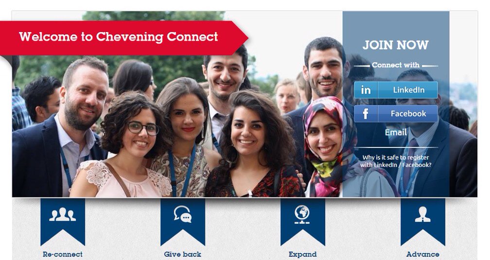 ukinbrazil's tweet photo. ร ou foi do #Chevening? (Re)conecte-se com outros bolsistas com o #CheveningConnect https://t.co/56YTJoNAmG https://t.co/6B4DSjlEFG