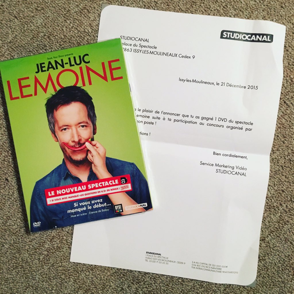 KDuxbs's tweet photo. #Noel avant l'heure @JeanLucLemoine @STUDIOCANAL @D8TV @TPMPofficiel #spectaclejeanluc #TPMP https://t.co/yTqOfP8dgS