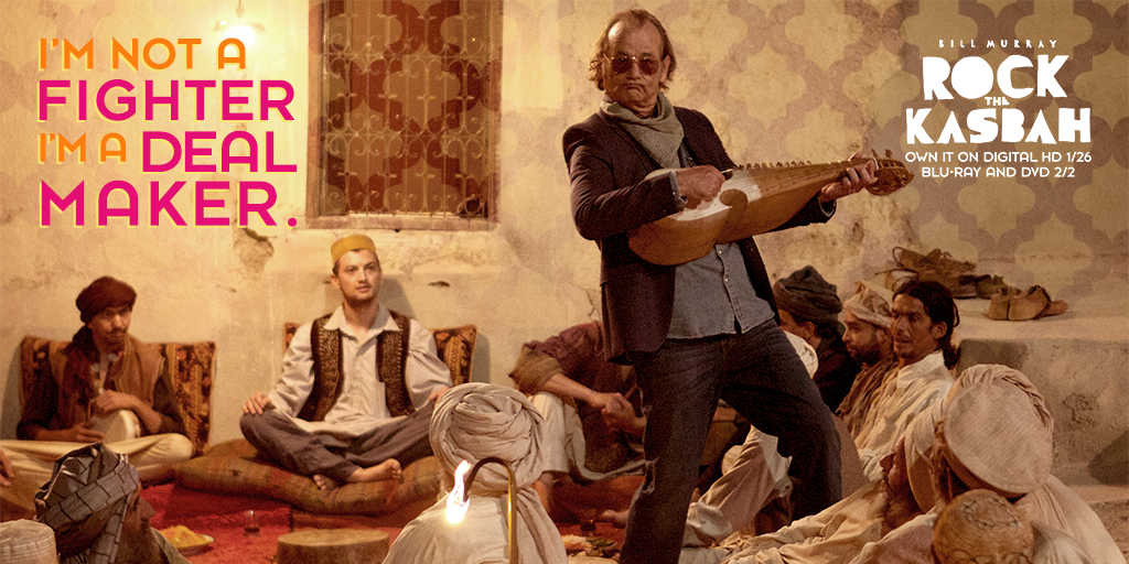 Bill Murray understands the art of negotiation. #RockTheKasbah