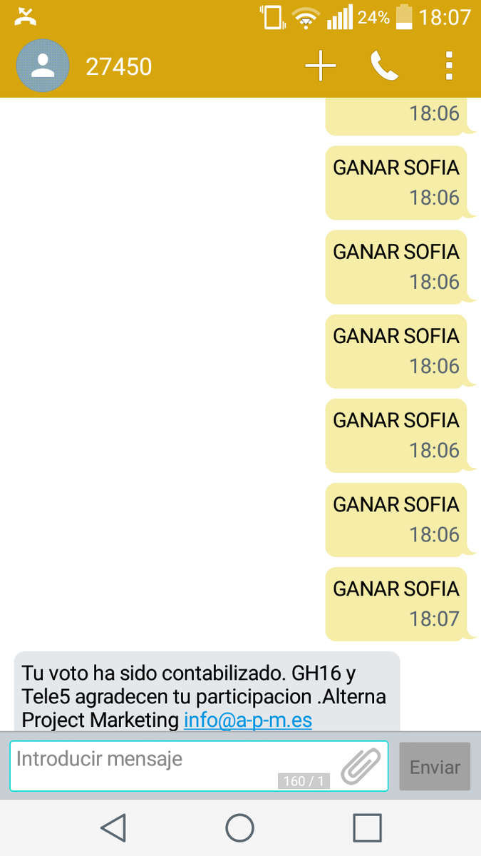 PuraSombra_'s tweet photo. RECARGAS: 655 653 857 (Orange)
13 votazos de una recarga anónima 😉 #SofiaCierraGuadalix https://t.co/YKzkIgZiOO