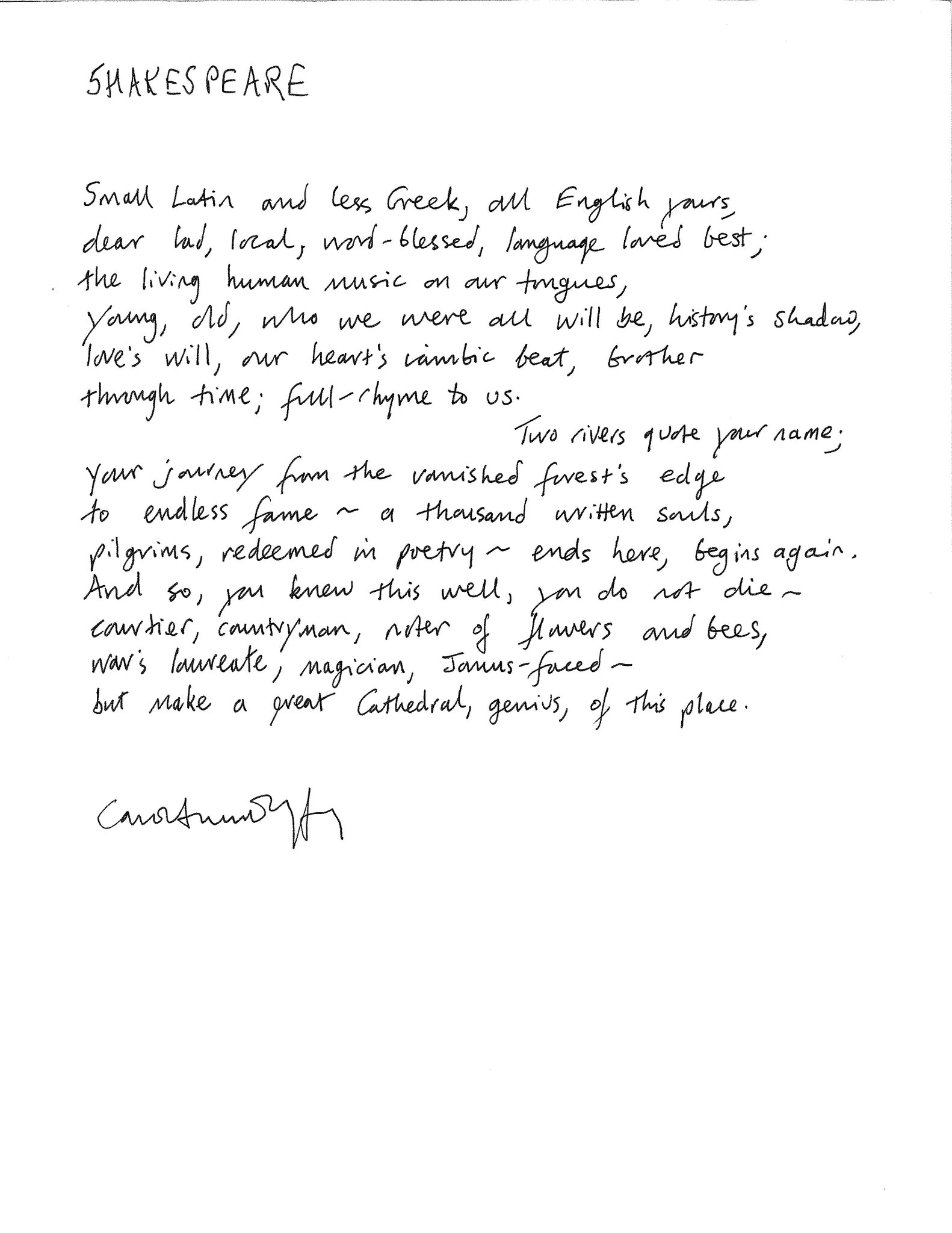 Happy birthday to Britain\s poet laureate, Carol Ann Duffy, who gave the Folger Poetry Board Reading in 2014. 