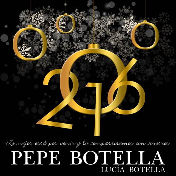 PEPE BOTELLA os desea Feliz Navidad.En Pétalos de Seda encontrareis su nueva colección.Os esperamos chicas.