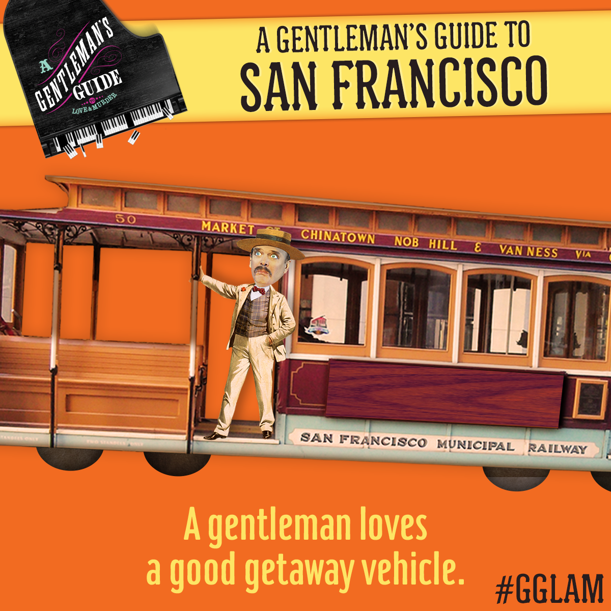 atgsanfrancisco's tweet photo. .@GentlemansGuide to #SanFrancisco: Make a break for the SHN Golden Gate Theatre before #GGLAMTour leaves! #GuideSHN https://t.co/yZsx4Vru5v