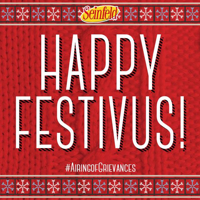 “This is the best Festivus ever!” Happy #Festivus, Seinfeld fans! https://t.co/ntg3kXdL2W