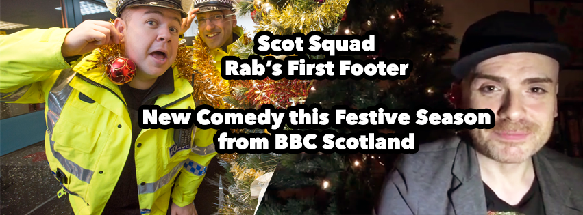 BBCScotland's tweet photo. New comedy from @ScotSquad &amp; @RobertFlorence coming your way this festive season! #ScotSquad #RabsFirstFooter https://t.co/rRhuHNyQPL