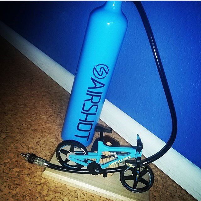 Airshotltd's tweet photo. Wonder if it's setup tubeless? Haha #Airshot #tubeless #Santacruz #Marshguard @santacruzbikes @marsh_guard https://t.co/2Bs2isipoz