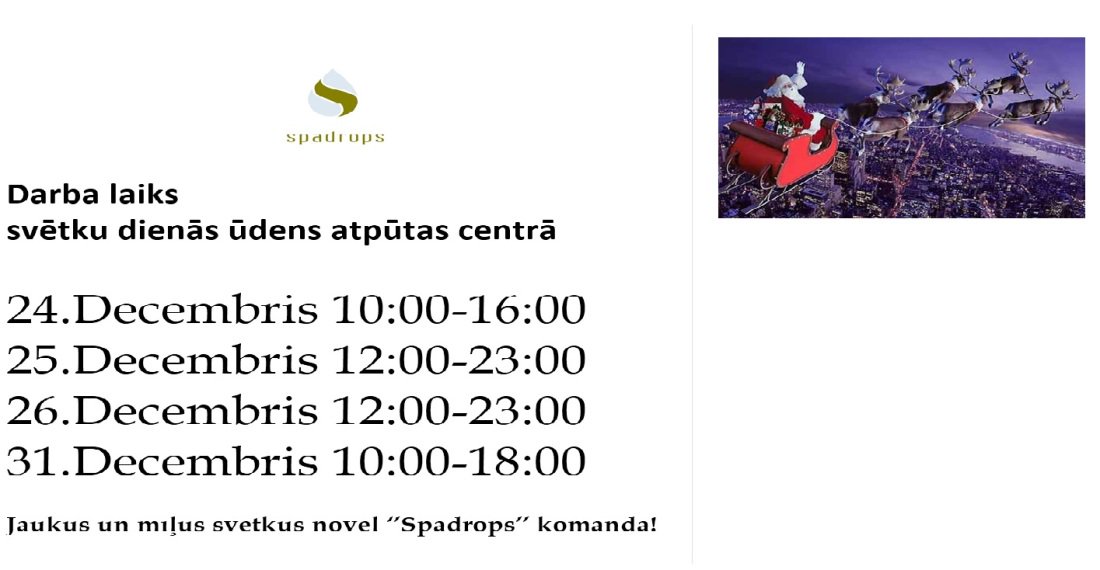 Darba laiks svētku dienās! :)