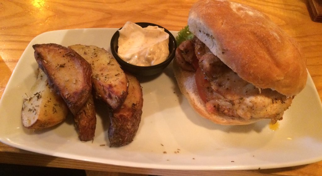 Bakerie - Spicy Chicken Burger  • £10.25 • 8/10 <a href="/bakeriemcr/">Bakerie - Bread&Wine</a> #Manchester