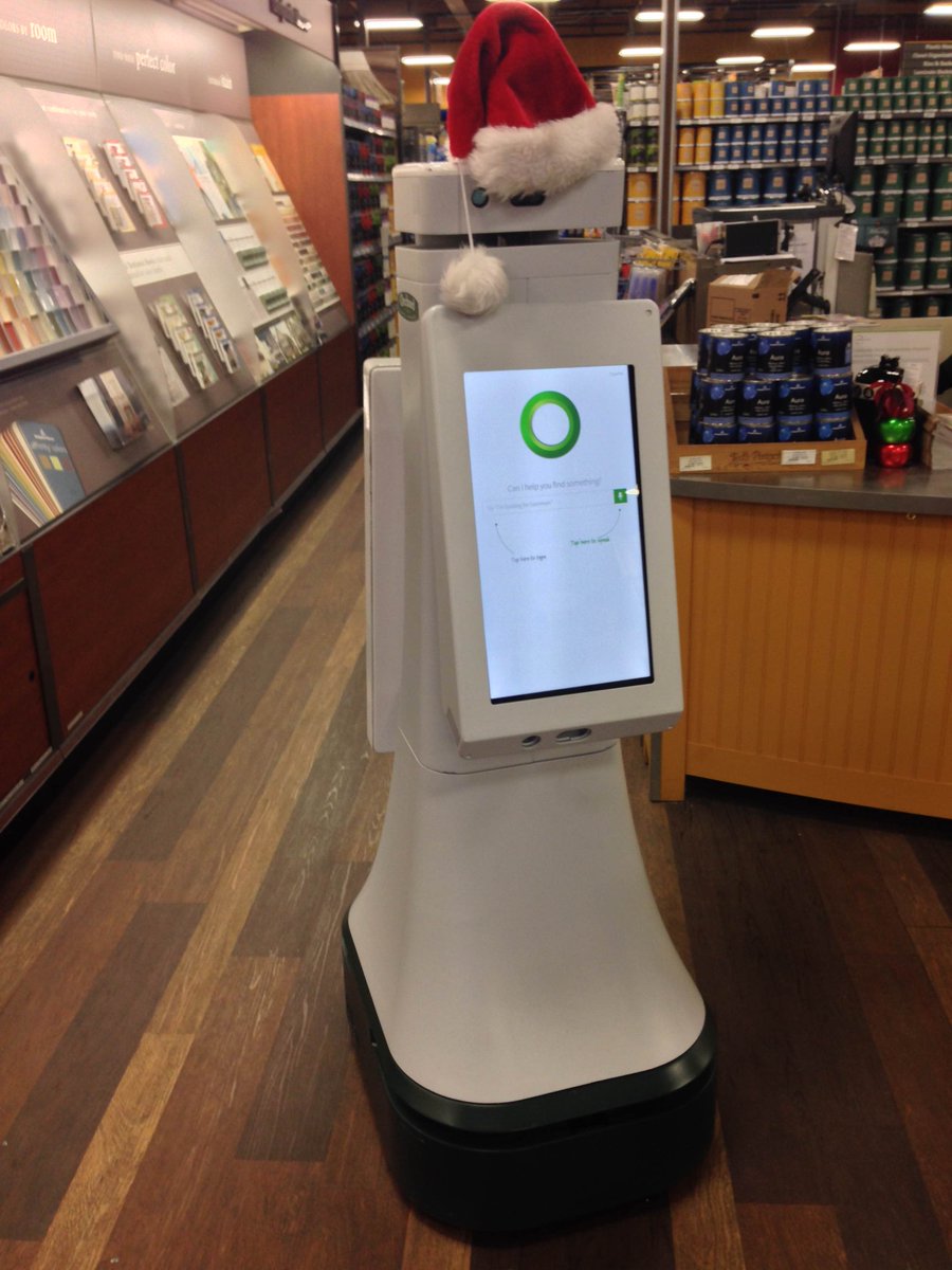 Fellow_AI's tweet photo. #Oshbot and the @FellowRobots Team wish you Merry #Christmas #robot https://t.co/OZ5KlUOEwQ