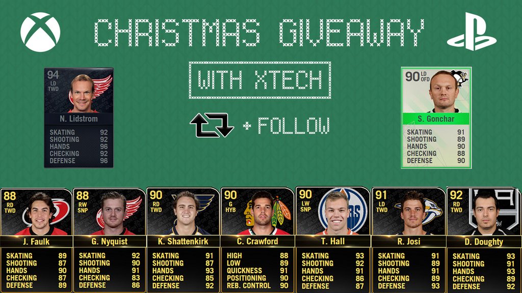 xTech's Christmas Giveaway 1/3. Merry Christmas! RT + Follow for a chance to win! PS4+XB1.