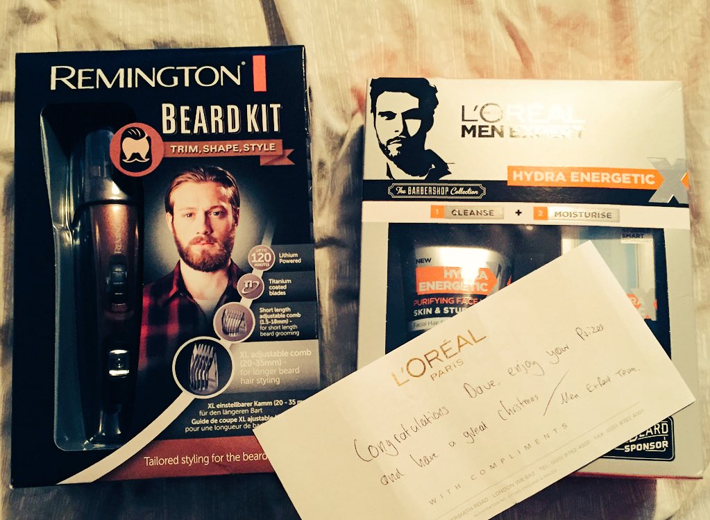 davidm4rtin's tweet photo. @lorealmenexpert thanks for my kit! It's amazing, MERRY CHRISTMAS! #decembeard #BeatMyBeard https://t.co/avmF3ihCGe