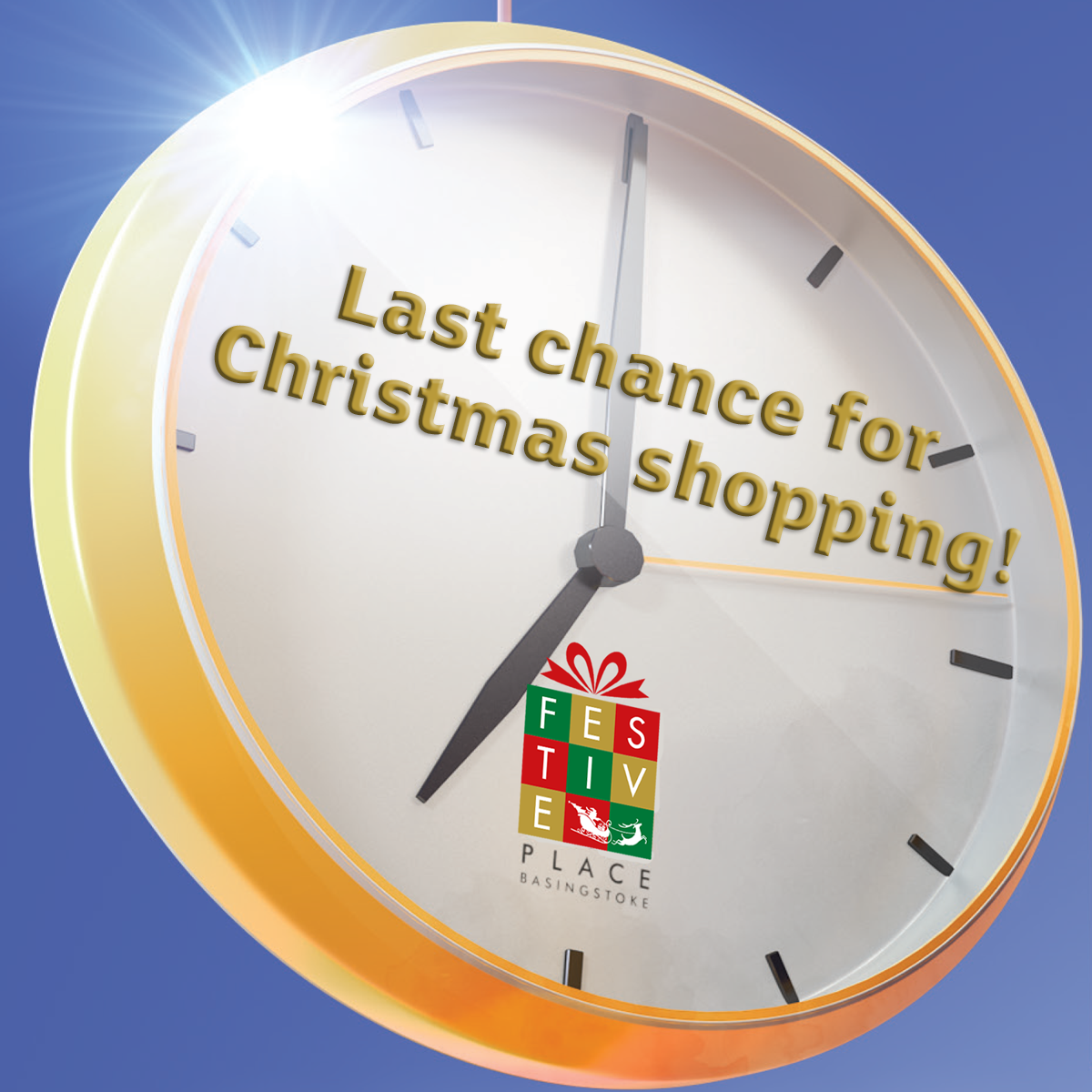 FestivalPlace's tweet photo. Tomorrow's your last chance for Christmas shopping! We're open 8am-5pm so there's time to get last minute gifts. https://t.co/zrdfeq863G