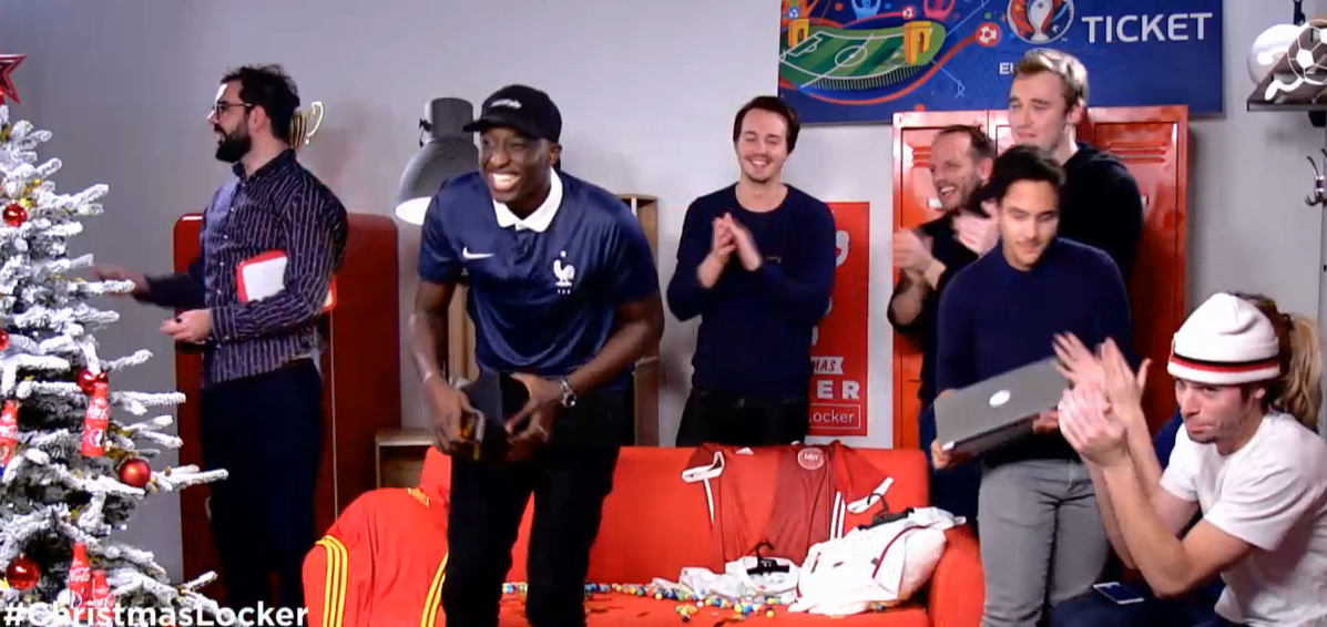 TifloMartin's tweet photo. Merci pour tous ces moments de rire ! @HappinessFC @Ahmed_Sylla #ChristmasLocker https://t.co/5yeup04nxs