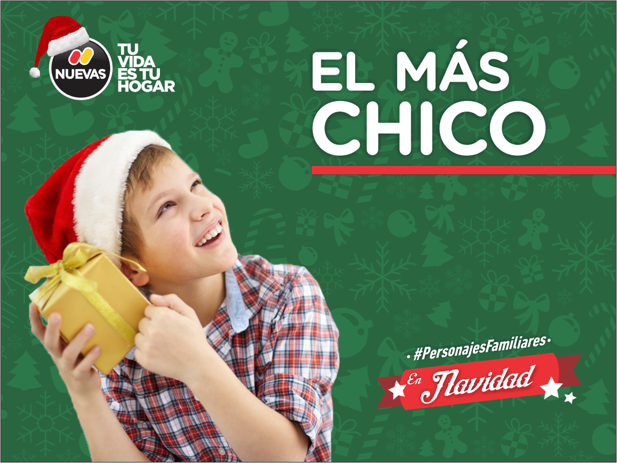 nuevashogar's tweet photo. Típico de las Fiesta: el más chiquito de la Casa quiera abrir los 🎁 Regalos que trajo 🎅 Papá Noel antes https://t.co/hux6PqVcjj