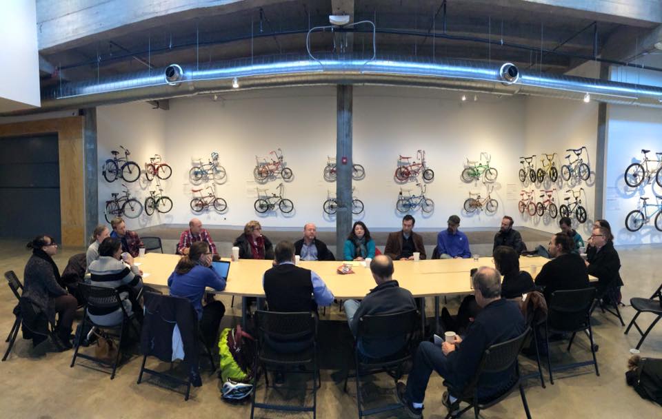 The_KANEKO's tweet image. Coffee chat w @ModeShiftOmaha last Friday talked transportation, parking &amp;amp; preservation in the Metro #DesignInMotion